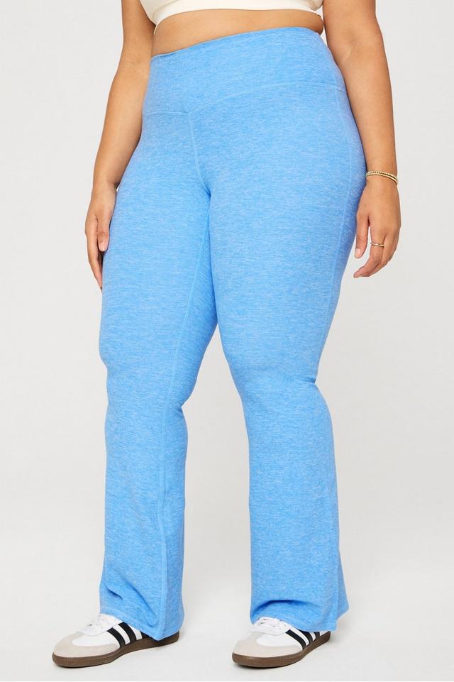 HeatherFlex High-Waist Hose mit leichtem Schlag Fabletics blau Womens 4X /  Normal | 27 plus