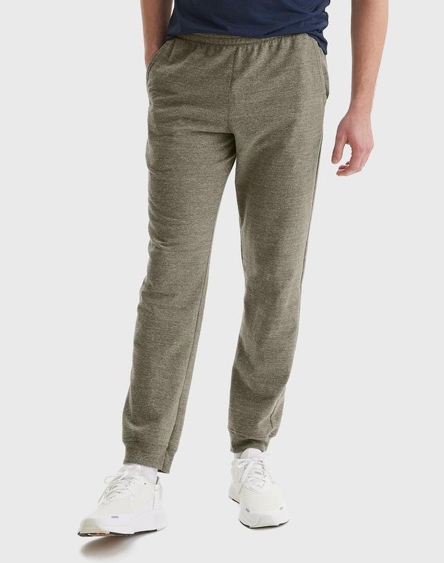 Hanes Originals Men's French Terry Joggers with Pockets, 30.5" Camouflage Green Heather XL