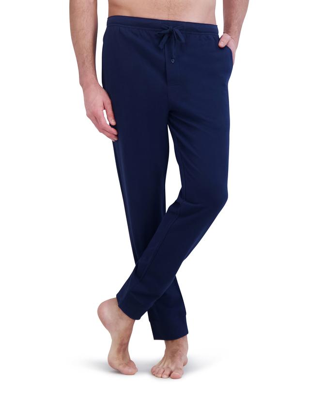 Hanes Originals Men's Pajama Joggers, Cotton French Terry Indigo S