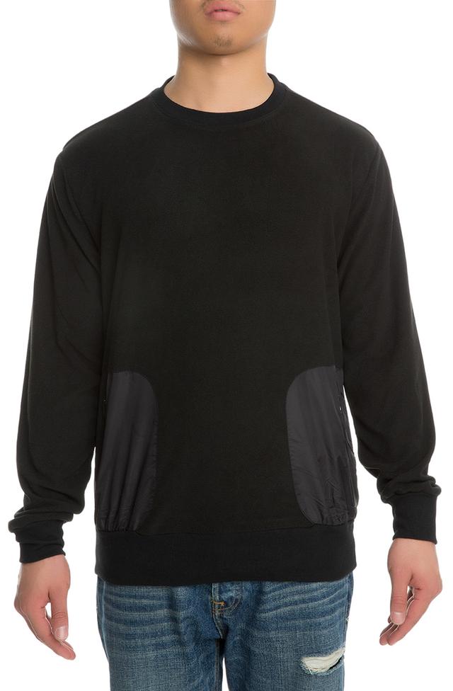 The Monterey Crewneck Sweater in Black