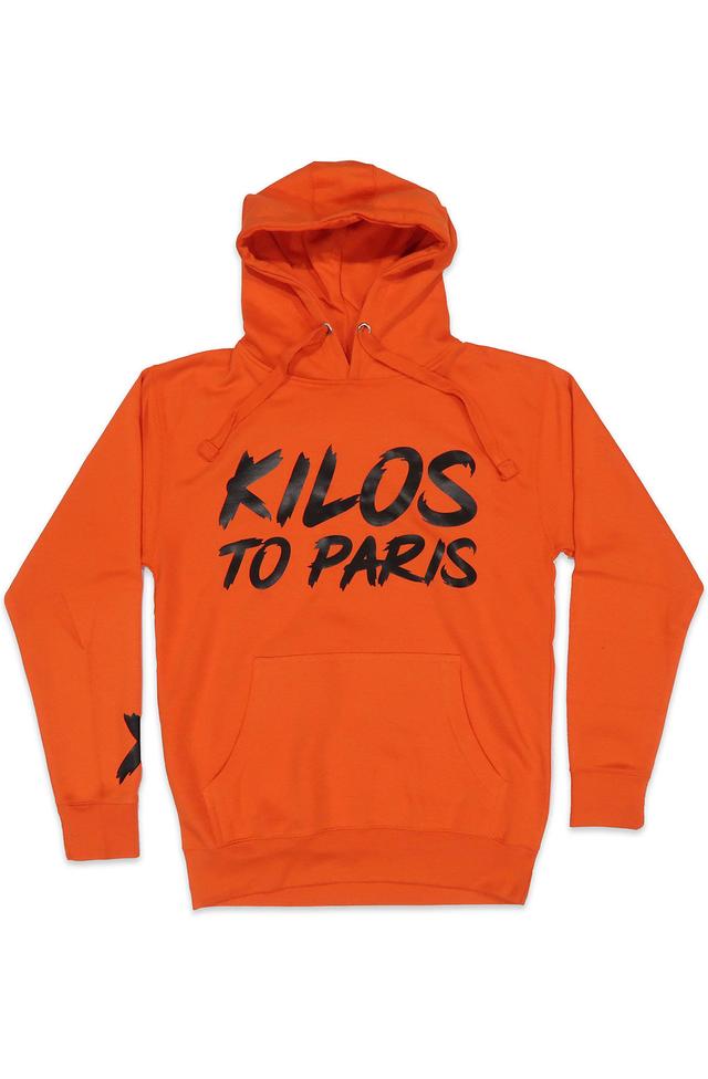 Kilos To Paris V2 Hoodie in Orange and Black