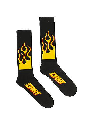 Flame Socks Black