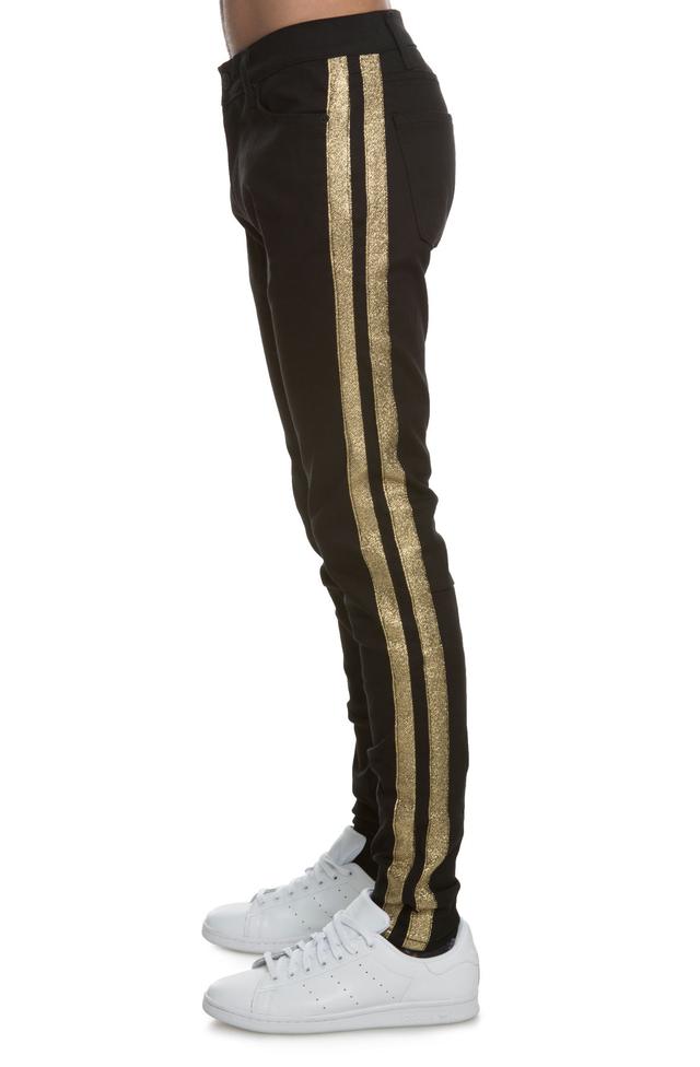 The Oro Union V2 Track Pants in Black and Gold