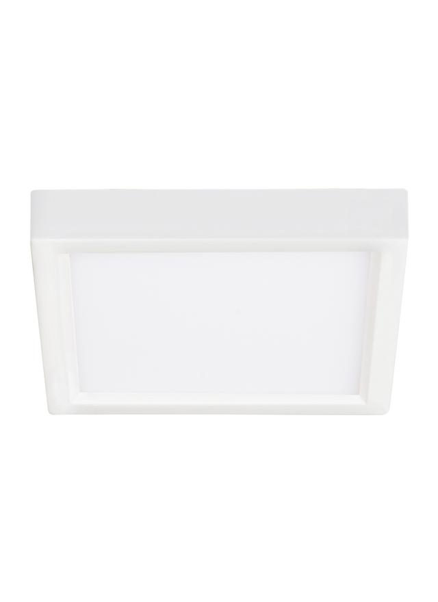 Lotus 1-Light 0.70"H LED Ceiling Mount in White