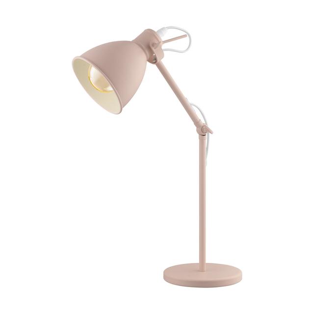 Pastel Apricot One Light Table Lamp from the Priddy-P Collection