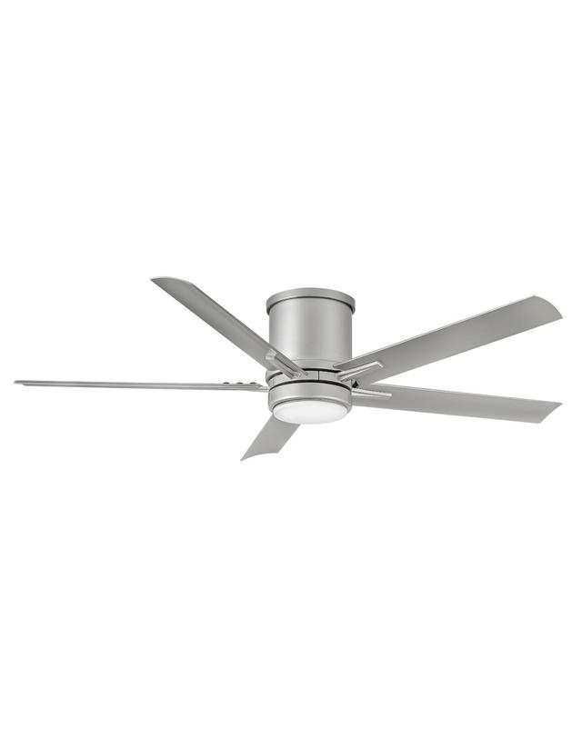 Brushed Nickel 52"Ceiling Fan from the Vail Flush Collection