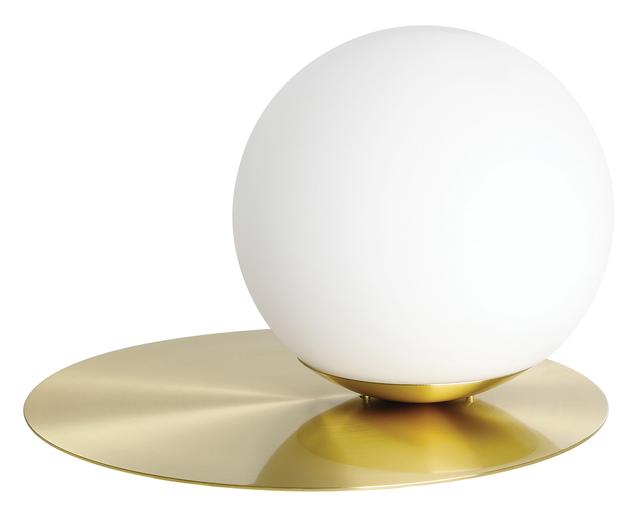 Brushed Brass Three Light Table Lamp from the Arenales Collection