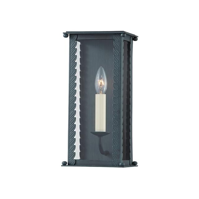 Zuma 1-Light Outdoor Wall Sconce in Verdigris