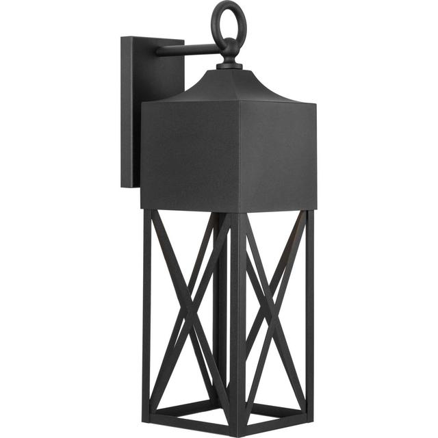 Black One Light Outdoor Wall Lantern from the Birkdale Collection