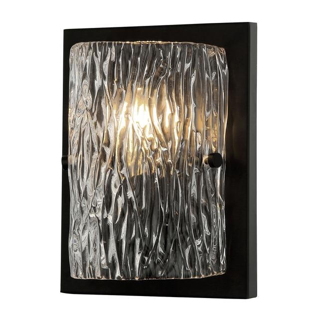 Black One Light Wall Sconce from the Morgan Collection