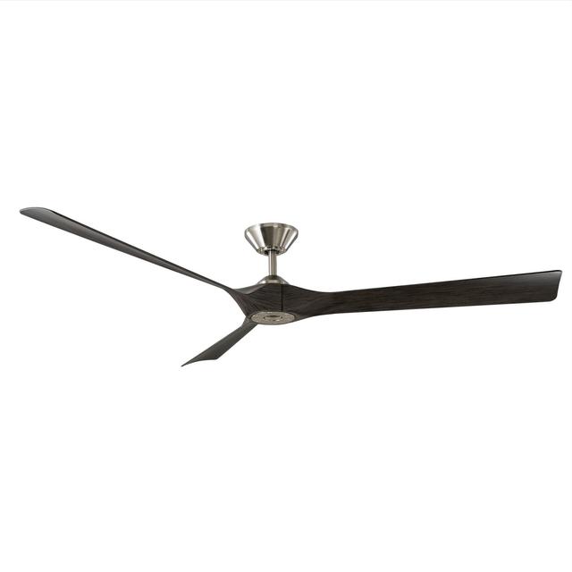 Brushed Nickel Ebony 70"Ceiling Fan from the Torque Collection
