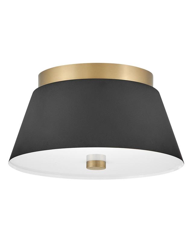 Black LED Flush Mount from the Tess Collection