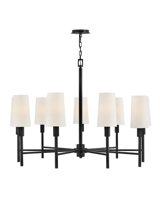 Black LED Chandelier from the Fenwick Collection