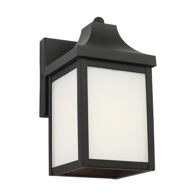 Textured Black  Outdoor Lantern from the Say brook Collection