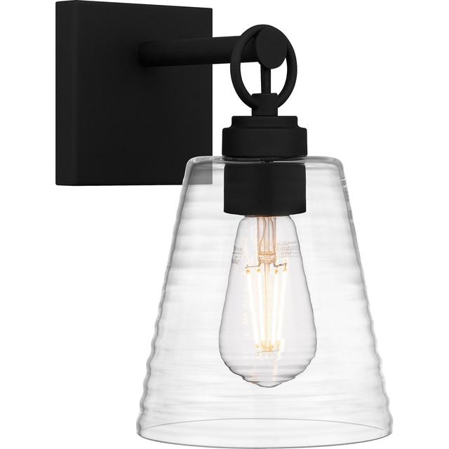 Earth Black One Light Wall Sconce from the Dacosta Collection