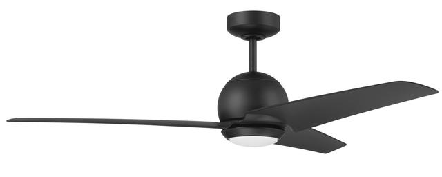 Flat Black 52"Ceiling Fan from the Nate Collection