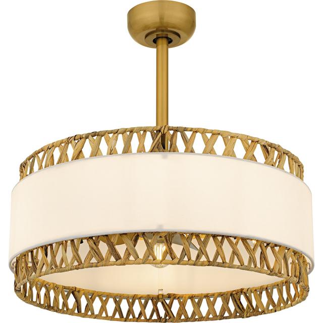 Brushed Gold  Fan Light from the Kate Collection