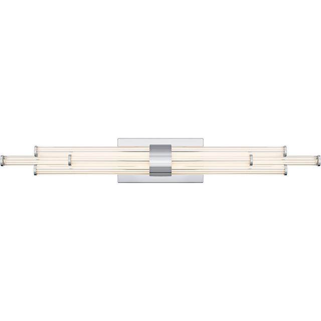 Polished Chrome LED Bathroom Vanity Light Light from the Talbott Collection