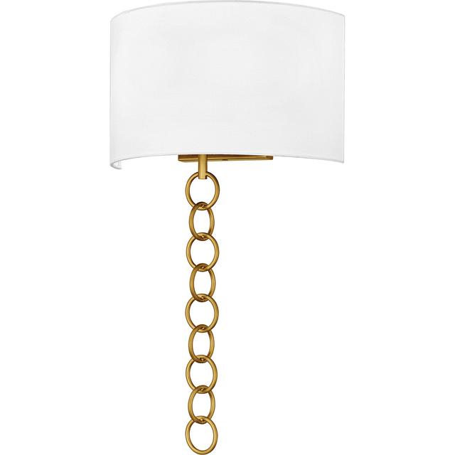 Brushed Gold  Wall Sconce from the Baynes Collection