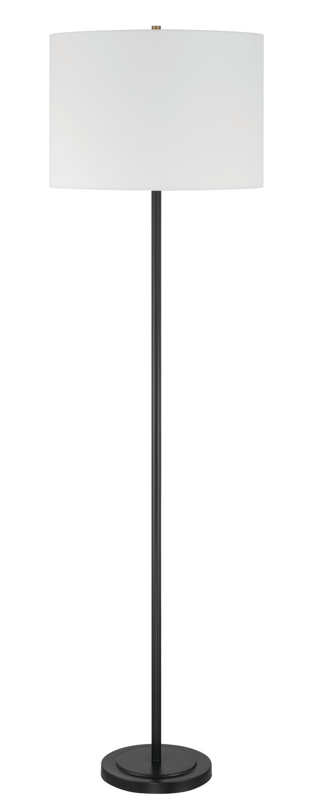 Flat Black Floor Lamp from the Jones Collection