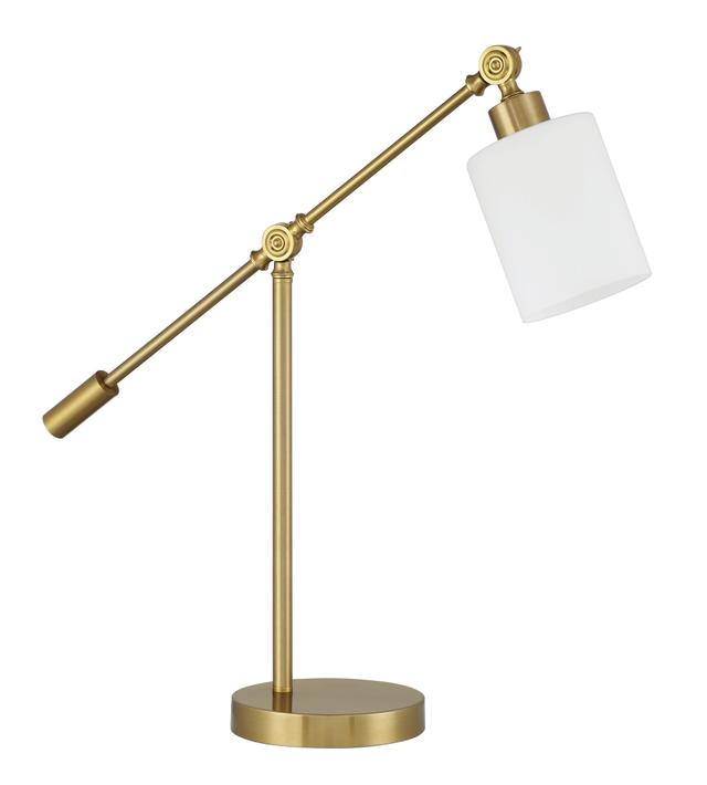 Satin Brass Table Lamp from the Indiana Collection