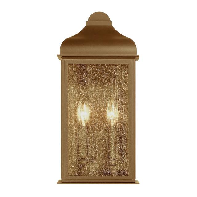 Weathered Brass  Outdoor Wall Sconce from the Madrid Collection