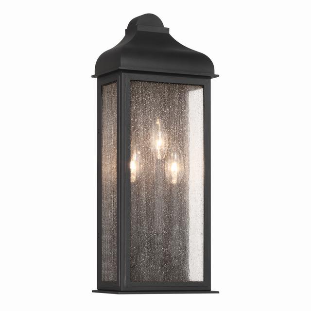 Black Outdoor Wall Sconce from the Madrid Collection