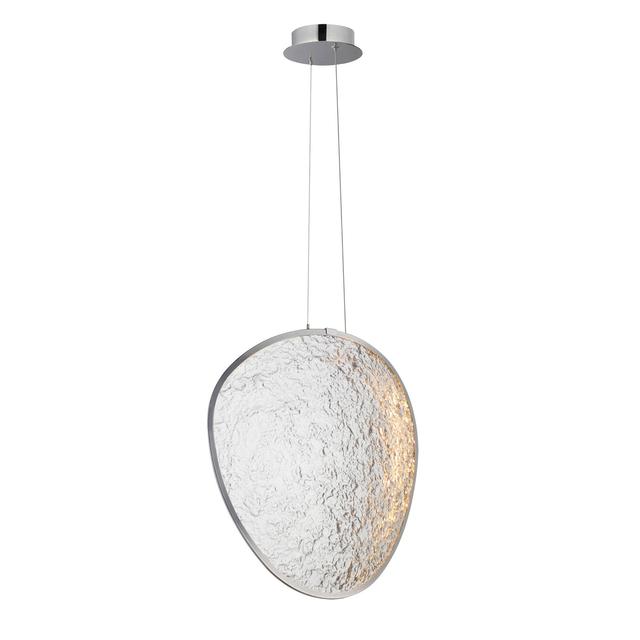 Polished Chrome LED Pendant from the Moonscapes Collection