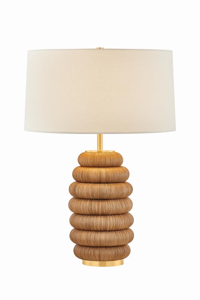 Aged Brass  Table Lamp from the Winbrook Collection