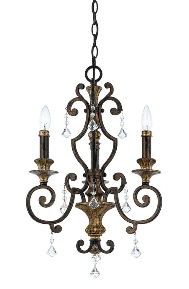 Marquette 3-Light Chandelier in Heirloom