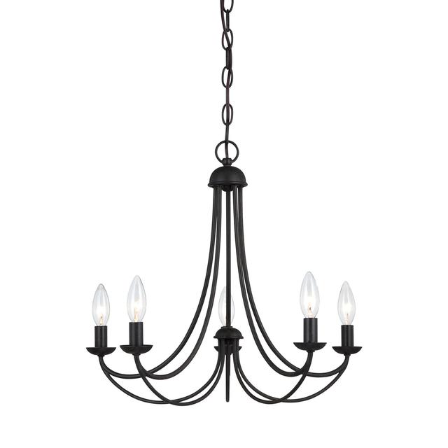 Mirren 5-Light Chandelier in Imperial Bronze