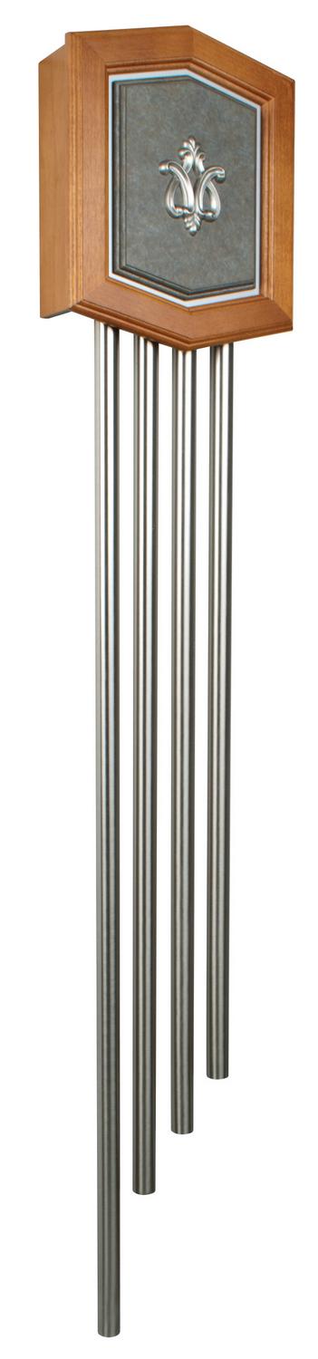 Westminster Chime-With Long Tubes 4 Tube Long Decorative in Pewter
