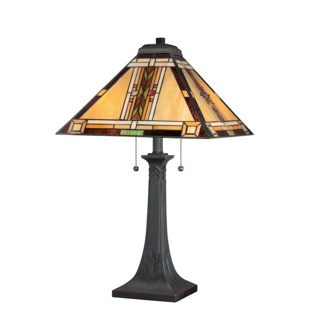 Navajo 2-Light Table Lamp in Valiant Bronze