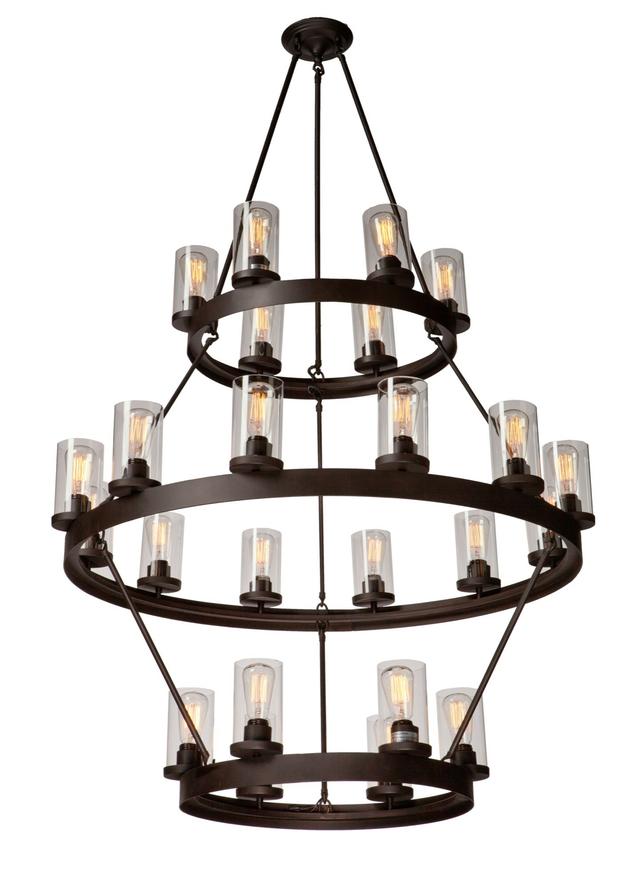 Oil Rubbed Bronze  Chandelier from the Menlo Park Collection