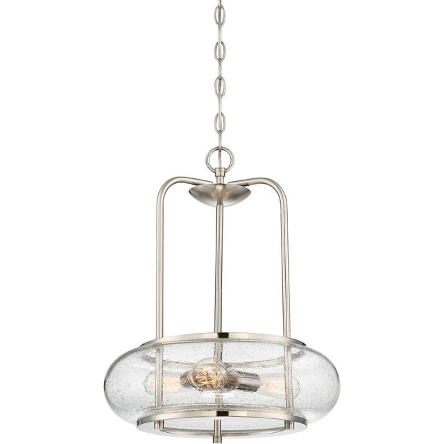 Quoizel Trilogy 3-Light 16" Pendant Light in Brushed Nickel