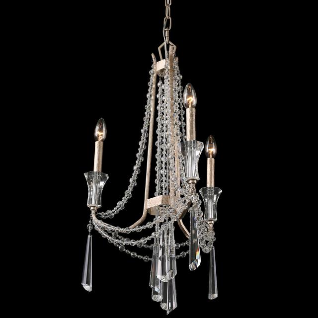 Transcend Silver Three Light Chandelier from the Barcelona Collection