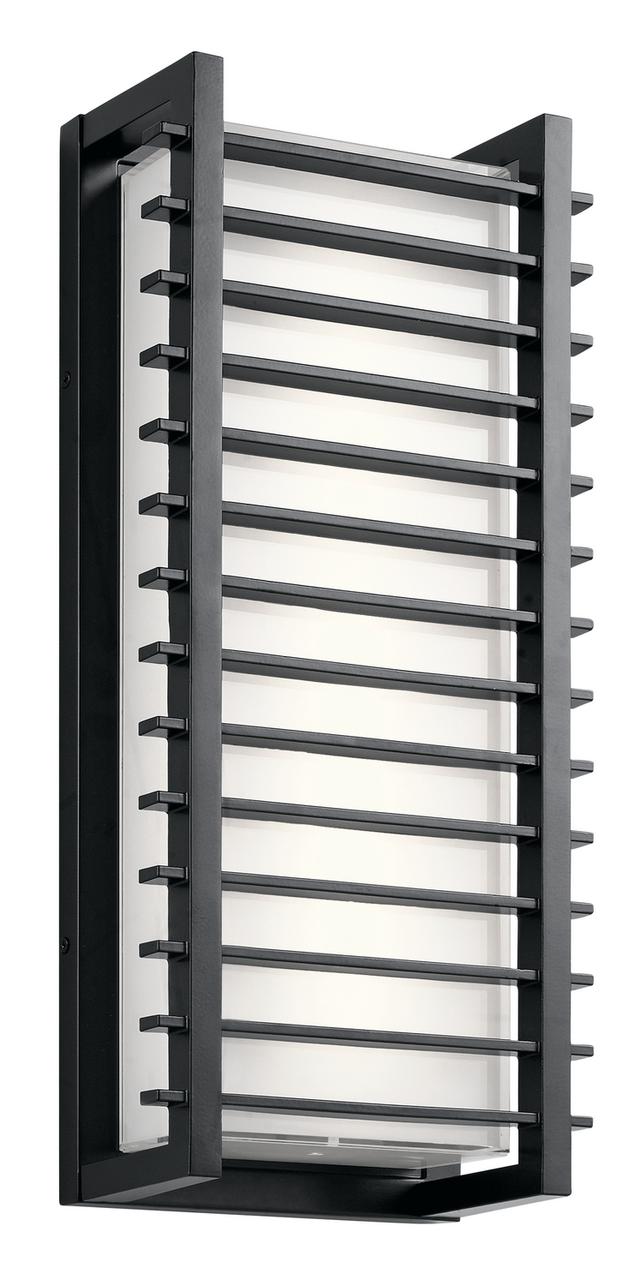 Black LED Outdoor Wall Mount from the Rockbridge Collection