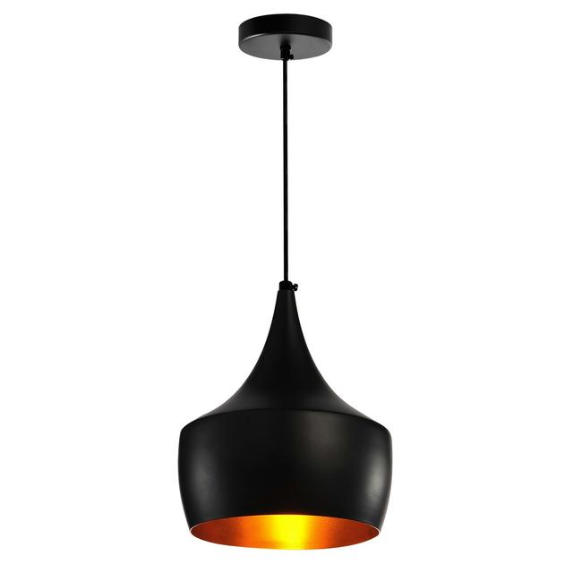 Black One Light Mini Pendant from the Dynamic Collection