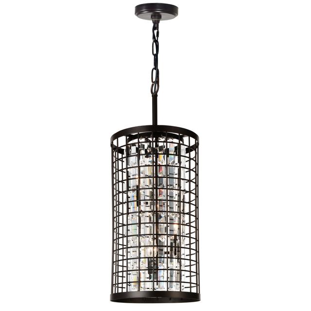Meghna 4 Light Up Chandelier with Brown finish
