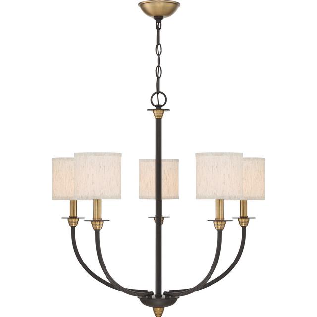 Audley 5-Light Chandelier in Old Bronze