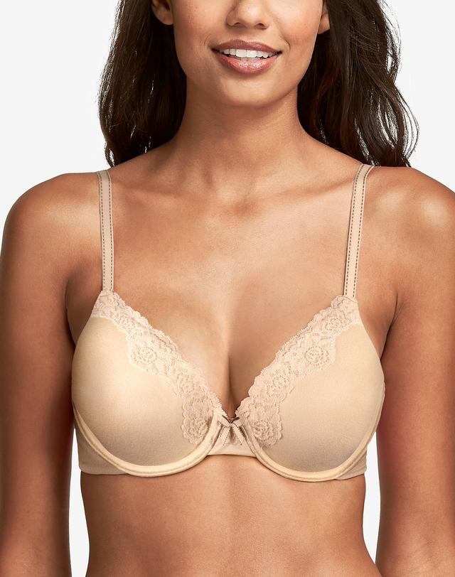 Maidenform Comfort Devotion Convertible Underwire Bra, Full Coverage Latte Lift Black 40C Women's