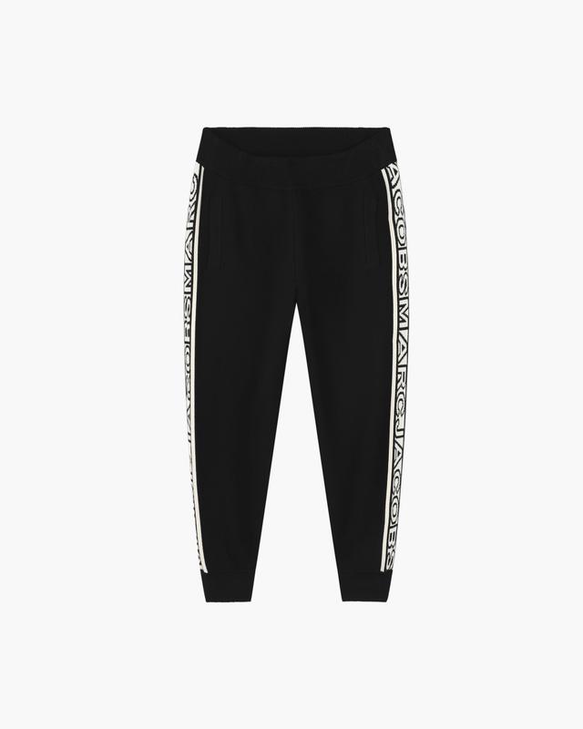 MARC JACOBS Marc Jacobs The Logo Jogger in Black, Size 5Y