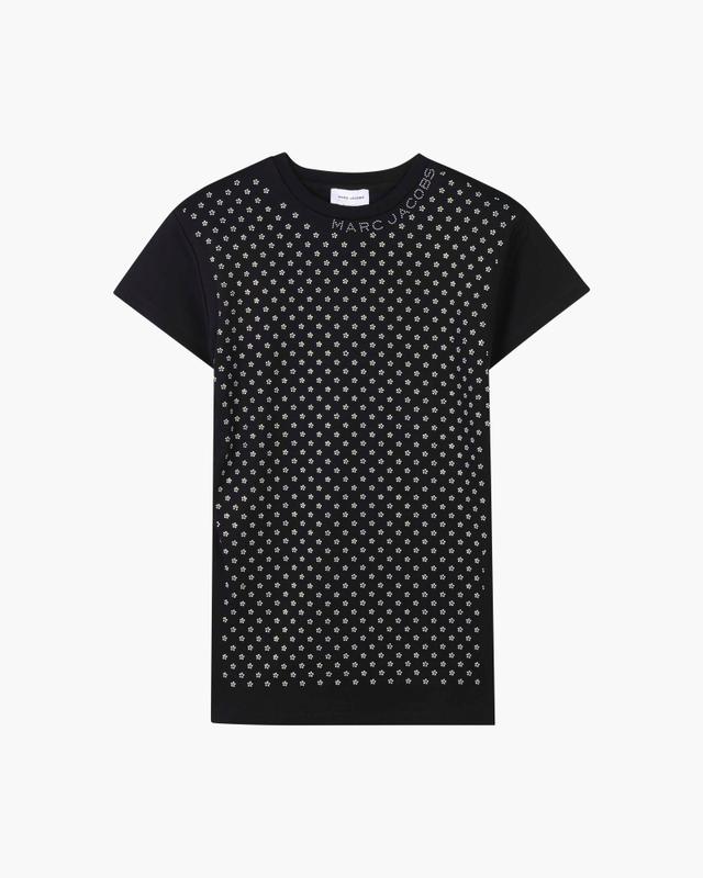 MARC JACOBS Marc Jacobs The Crystal Daisy Dress in Black, Size 10Y