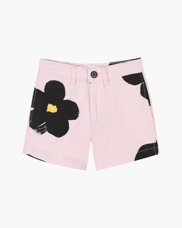 MARC JACOBS Marc Jacobs The Daisy Print Short in Pink, Size 8Y