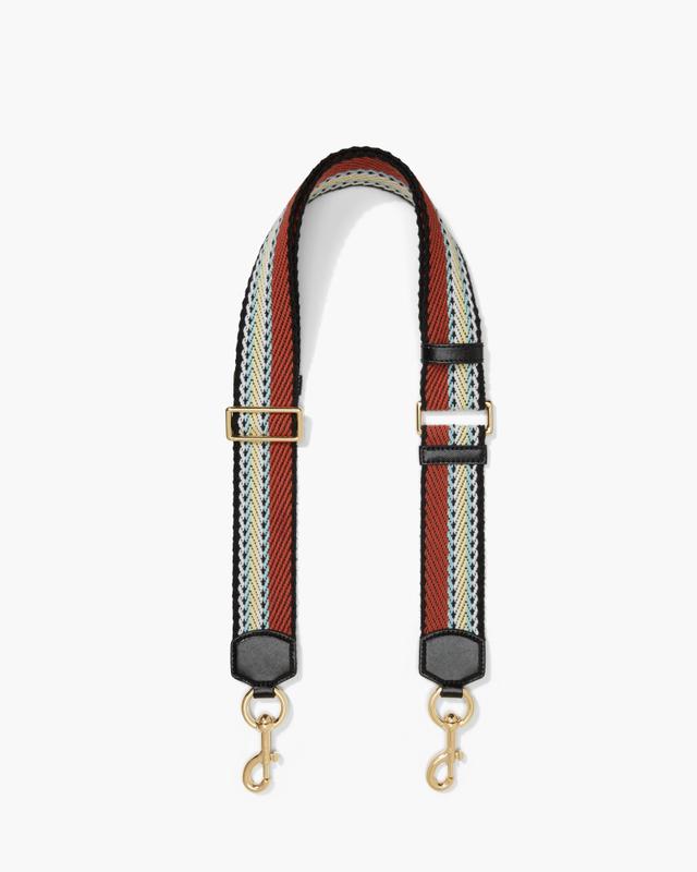 MARC JACOBS Marc Jacobs The Woven Webbing Strap in Cylinder Grey Multi