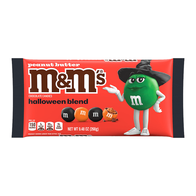 M&M'S Peanut butter chocolate halloween candy, 9.48oz
