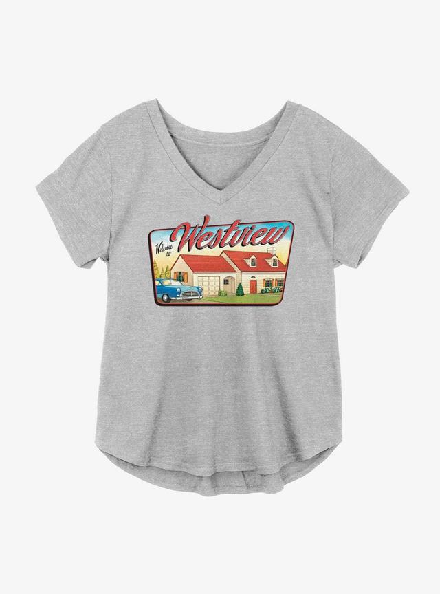 Marvel WandaVision Welcome To Westview Girls Plus Size T-Shirt