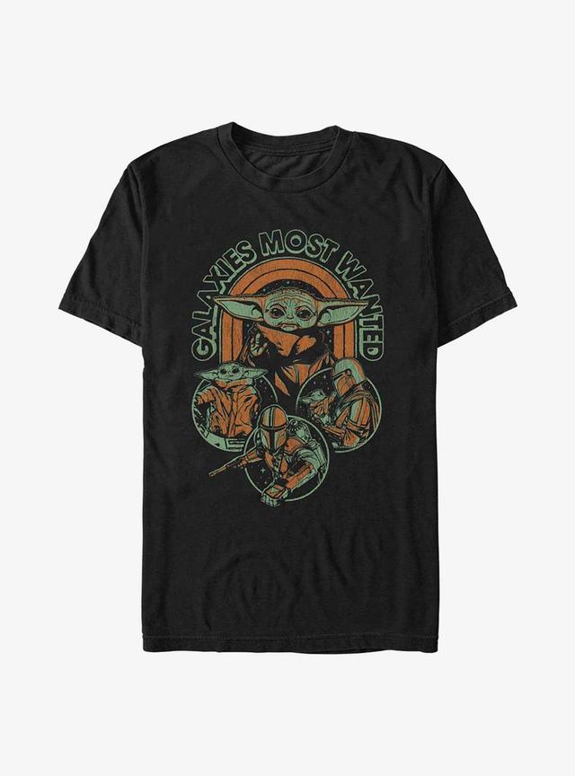 Star Wars The Mandalorian Rainbow Retro T-Shirt
