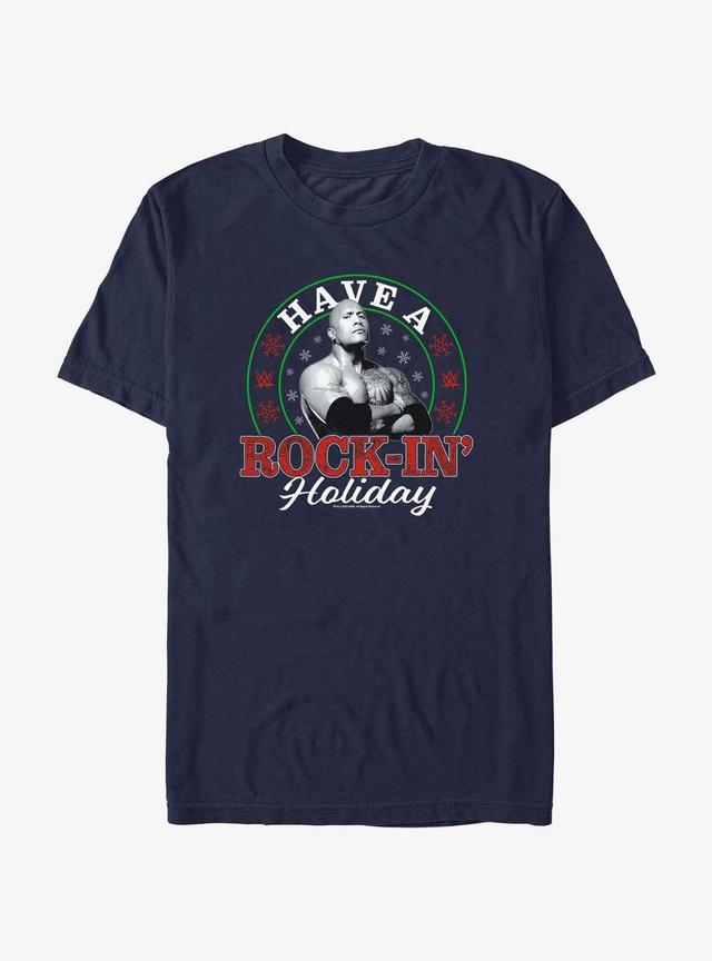 WWE Have A Rock-In&#39; Holiday T-Shirt
