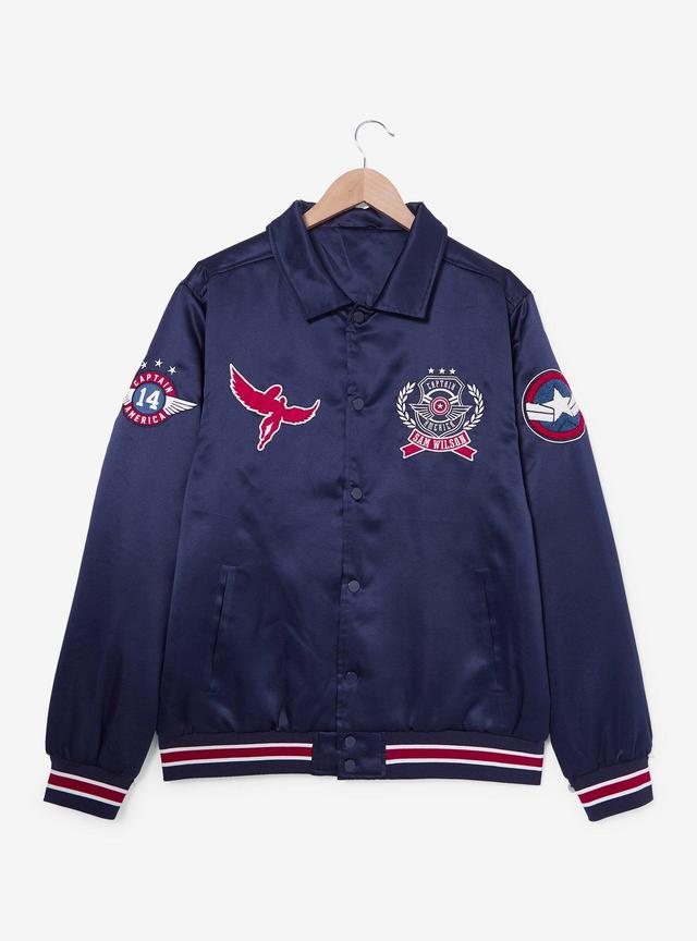 Marvel Captain America: Brave New World Patches Bomber Jacket - BoxLunch Exclusive